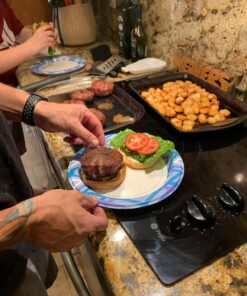 Grillaholics Stuffed Burger Press and Recipe eBook - Extended Warranty - Hamburger Patty Maker for Grilling - BBQ Grill Accessories 35 71GA xgUoQL