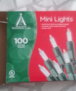 Noma/Inliten Holiday Wonderland 100-Count Clear Christmas Light Set,Green Wire 27 71GA04ih8zL