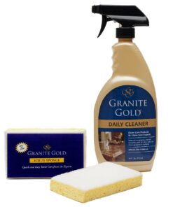 Granite Gold Non-Scratch Scrub Sponge for Granite, Marble & Other Natural Stone & Quartz Surfaces 1 Count (Pack of 1) 8 71GAM5IXW4L