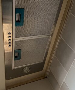 KOBE INX2730SQB-700-2 Brillia 30-inch Built-in/ Insert Range Hood, 3-Speed, 550 CFM, LED Lights, Baffle Filters, Stainless Steel 34 71GAV5mkTL