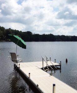 ONIVA - a Picnic Time Brand Outdoor Canopy Sunshade Beach Umbrella 5.5' - Small Patio Umbrella - Beach Chair Umbrella, (Hunter Green) Hunter Green 33 71GAm GsGlL