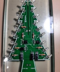 Christmas Tree Soldering Project, Icstation 3D Xmas Tree Soldering Kit with LED Flashing Lights Soldering Practice 7 Colors DIY Electronic Assemble Kit for Learning Teaching STEM Educational Multicolored 43 71GBOIpVsGL