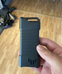 ASUS TUF Gaming A1 External M.2 NVMe SATA PCIe SSD Enclosure - USB-C, M.2 Q-Latch for Easy Installation, Drop Resistance, IP68 Water and dust Resistance, PS5 and Xbox Support,Black 24 71GCTJ2YXkL