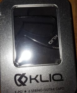 KLIQ Guitar Capo for Acoustic and Electric 6-String Guitars, Black Chrome 26 71GDhC8sNWL