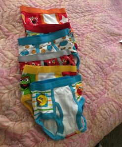 Sesame Street Boys' 100% Combed Cotton Briefs Multipacks with Favorites Like Elmo, Cookie Monster & Big Bird in 18m, 2/3t, 4t 2-3T 7-pack 33 71GDttPqqIL