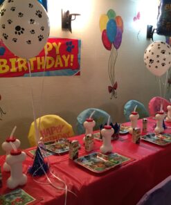 amscan Paw Party Balloons, Paw Print, Red/Yellow/Blue, Set of 30 20 71GDwHrx3HL