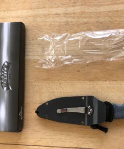 Master USA MU-1119GC Tactical Neck Knife, Black Blade, Cord-Wrapped Steel Handle, 6.75-Inch Overall, Grey Camo 39 71GEgMy3lrL