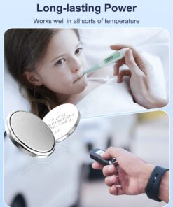 20 Count CR2032 Lithium Coin Cell Battery, 3V Blister Packed CR2032 Button Battery for Small Devices, Long Lasting Power, 8-Year Storage Shelf Life, Child Secure Packaging, Pack of 20 20 counts 27 71GEtqmLQoL