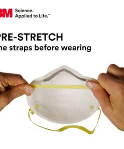 3M Personal Protective Equipment Particulate Respirator 8210, N95, Smoke, Dust, Grinding, Sanding, Sawing, Sweeping, 20 Count (Pack of 1) 20 Count (Pack of 1) 25 71GF17FLVyL