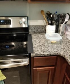 Silicone Stove Counter Gap Cover 21" by Kindga, Easy Clean Gap Filler Sealing Spills Between Kitchen Counter, Appliances,Stovetop, Oven, Washing Machine, Washer, Dryer Set of 2 (Black) 21" Black 41 71GFNtag9lL