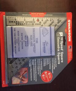 SWANSON Tool Co S0101 7 Inch Speed Square, Blue 7" Speed Square 55 71GFtTlGF4L