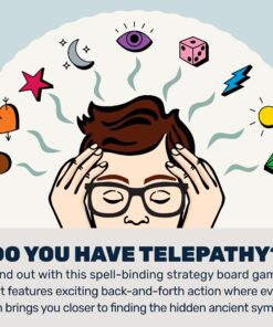 Mighty Fun! - Telepathy® Board Game - Award-Winning Strategy Board Game of Memory, Logic and Deduction for Kids, Adults and Families - 2 Person or Teams - Ages 10+ 13 71GG9XNaNFL