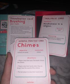 INNERICONS Mindfulness Therapy Games: Social Skills Game That Teaches for Kids, Teens and Adults Effective for Self Care, Communication Skills 40 Cards for Play Therapy 34 71GGKVWwsqL