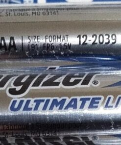 Energizer AA Batteries, Ultimate Double A Battery Lithium, 12 Count 12 Count (Pack of 1) 45 71GGtpW1FEL