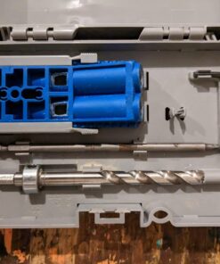 Kreg R3 Jr. Pocket-Hole Jig System - Portable Kreg Pocket-Hole Jig - Easy Clamping & Adjusting - Includes Positioning Sliders - For Materials 1/2" to 1 1/2" Thick 33 71GHGbbO7YL