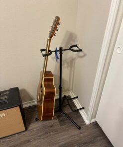 Gator Frameworks Adjustable Double Stand Holds Two Electric or Acoustic Guitars (GFW-GTR-2000) Double Guitar 26 71GHUR3hVUL