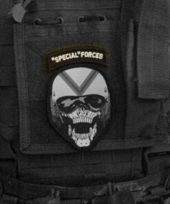 Customizable Text Tab Patch w/Hook Fastener Patch - Black 18 71GHbqgss L