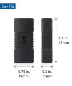 Cable Matters 2-Pack USB 3.0 Coupler USB Female to Female Adapter Gender Changer 16 71GI0pmUL8L
