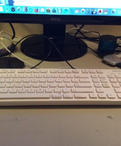 Macally Full Size USB Wired Keyboard for Mac and PC - Plug & Play Wired Computer Keyboard - Compatible Apple Keyboard with 15 Shortcut Keys for Easy Controls & Navigation of Macbook Pro/Air, iMac Wired USB 27 71GI2 o9lwL