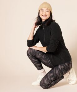 Amazon Essentials Women's Classic-Fit Full-Zip Polar Soft Fleece Jacket (Available in Plus Size) Polyester Black X-Small 14 71GINGCDuoL