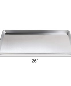 Alternative view of New Star Foodservice 36930 Commercial-Grade 18-Gauge Aluminum Sheet Pan/Bun Pan, 18" L x 26" W x 1" H (Full Size) Pack of 12 | Measure Oven (Recommended)