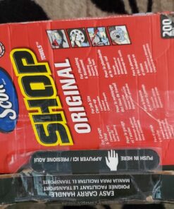 Scott Kimberly-Clark 75190 Scott Shop Towels, 9" x-12", Blue (1 Box of 200) 12 71GIadZJabL