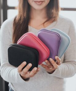 Aroma Outfitters Essential Oil Carrying Case. Premium Storage Protection & Organizer for Roller Bottles. Carry Case Protects up to 10 Roller Balls and Sample Drams - Perfect for Travel (Blue) 10 Bottle Blue 26 71GIdh1zJIL