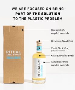 RITUAL ZERO PROOF Tequila Alternative | Award-Winning Non-Alcoholic Spirit | 25.4 Fl Oz (750ml) | Zero Calories | Sustainably Made in USA | Make Delicious Alcohol Free Cocktails 23 71GJ2hT8XOL