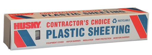 Husky Plastic Sheeting Clear 6ml 10ft x 100ft