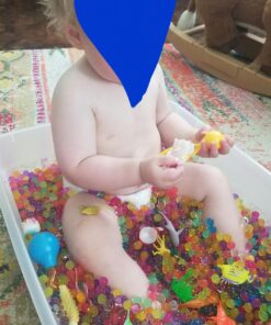 MarvelBeads Water Beads Rainbow Mix (1 Pound Bulk), for Kids Sensory Play and Spa Refill, BPA & Phthalate Free 63 71GJh7QEpAL