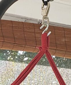 Hanging Chair/Hammock Chair Swivel Hook Snap - 500 LB Capacity - Outdoor/Indoor (500 LB Weight Limit) by Impresa 500 LB WEIGHT LIMIT 24 71GJwsASfzL