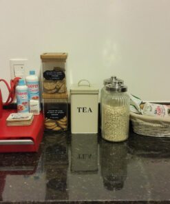 Mind Reader Single Serve Coffee Drawer, 36 Pod Capacity Countertop Organizer, 13.25" L x 12.75" W x 2.75" H, Red Coffee Pod Holder 44 71GKFA1jy5L