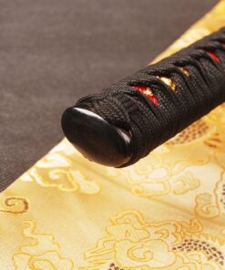 Handmade Japanese Samurai Katana Sword 41 inch 1095 High Carbon Steel/Damascus Folded Steel Full Tang Katana for Man Gift Cosplay Decoration Self Defense Damascus steel bloody red blade 21 71GKH10nkxL