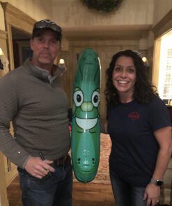 Alternative view of Rhode Island Novelty Giant Inflatable Pickles, 36 Inchs Long, 2 Pickles 2 PACK