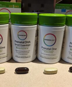 Rainbow Light Prenatal Daily Duo Multivitamin Kit, With Prenatal One Daily Multivitamin and Prenatal DHA Omega-3 Fish Oil for Mom's Health and Baby's Development Support, 30 Count 48 71GLggGgBaL
