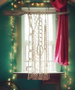 SGT KNOTS Twisted 100% Cotton Rope for DIY Projects, Crafts, Macrame Cord, Commercial, Agricultural - High Strength, Natural (1/4" x 100ft, Natural) 1/4 inch x 100 feet 25 71GLxSlzqL