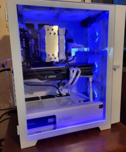 Skytech Gaming Shiva Gaming PC Desktop – AMD Ryzen 5 7600X 4.7 GHz, NVIDIA RTX 4060, 1TB NVME SSD, 32GB DDR5 RAM RGB, 600W Gold PSU, 11AC Wi-Fi, Windows 11 Home 64-bit,White 7600X | 4060 24 71GMTX44jqL