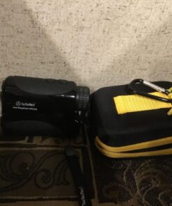 TecTecTec VPRO500 Golf Rangefinder with High-Precision, Laser Range Finder Binoculars with Pinsensor and Battery, Golf Accessories for Golfing and Hunting - Black Non-Slope 21 71GN82IDdZL