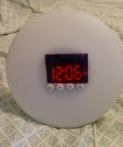 Philips SmartSleep Wake-Up Light Therapy Alarm Clock with Sunrise Simulation, White, HF3500/60 34 71GNVZhhMpL