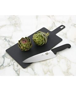 Alternative view of Victorinox Swiss Army 5.2063.20-X4 Fibrox Straight Chef's Knife Black 8 in