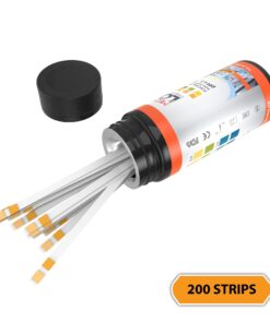 pH Test Strips 4.5 to 9.0 (200 ct) for Urine and Saliva Body pH Testing. Urinalysis Reagent Test Strips for Acidity and Alkalinity. Alkaline Diet Food and Acid pH Testing 27 71GNvOJDyeL