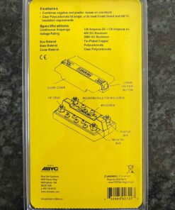 Blue Sea Systems 2722 DualBus Plus 150A BusBar - 1/4 12 71GOAlAaukL