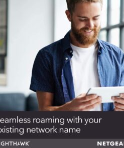 NETGEAR WiFi Mesh Range Extender EX7000 - Coverage up to 2100 sq.ft. and 35 devices with AC1900 Dual Band Wireless Signal Booster & Repeater (up to 1900Mbps speed), plus Mesh Smart Roaming 22 71GOCbB0SVL