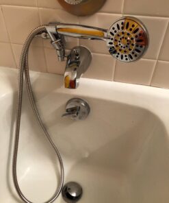 AquaDance 3316 High Pressure 6-Setting 4" Chrome Face Hand Held Head with Hose for The Ultimate Shower Experience Officially Independently Tested to Meet Strict US Quality & Performance Standards 59 71GOfu76RKL