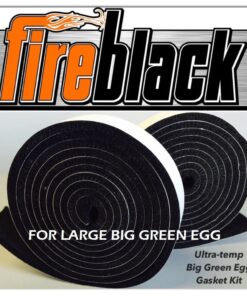 Alternative view of FireBlack 125 Black Nomex Self Stick Replacement for Big Green Egg Gasket High Temp w/LavaLock LG XL
