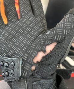 ILM Steel Knuckle Touchscreen Motorcycle BMX MX ATV MTB Motocross Dirt Bike Racing Downhill Tactical Gloves (L, Black) Model 10C Large 41 71GPa4Q3cML