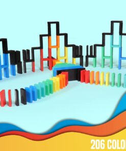 Bulk Dominoes Pro-Domino Kit | Dominoes Set, STEM STEAM Small Toys, Family Games for Kids, Toys, Building, Toppling, Chain Reaction Sets (Starter) Starter 12 71GQNyK0cRS