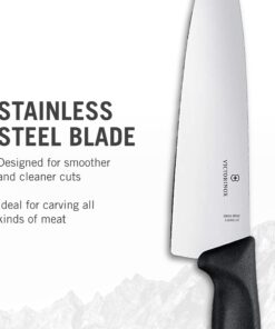 Alternative view of Victorinox Swiss Classic 8-Inch Chef's Knife with Straight-Edge Blade and Black Handle
