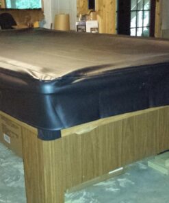 Iszy Billiards Pool Table Cover - Billiard Table Covers for 8 Foot Tables w/ Cotton Backing and Heavy Duty Vinyl - Pool Table Covers for Pets 8FT/Black 28 71GRGrLLZL