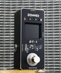 Donner Tuner Pedal, Dt-1 Chromatic Guitar Tuner Pedal with Pitch Indicator for Electric Guitar and Bass True Bypass Black Tuner 28 71GRgDuVcsL